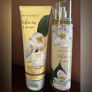 ‼️SOLD‼️Bath & Body Works White Tea and Ginger Set
